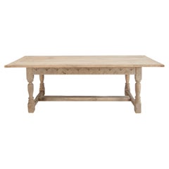 Early 20th Century Spanish Country Oak Dining Table