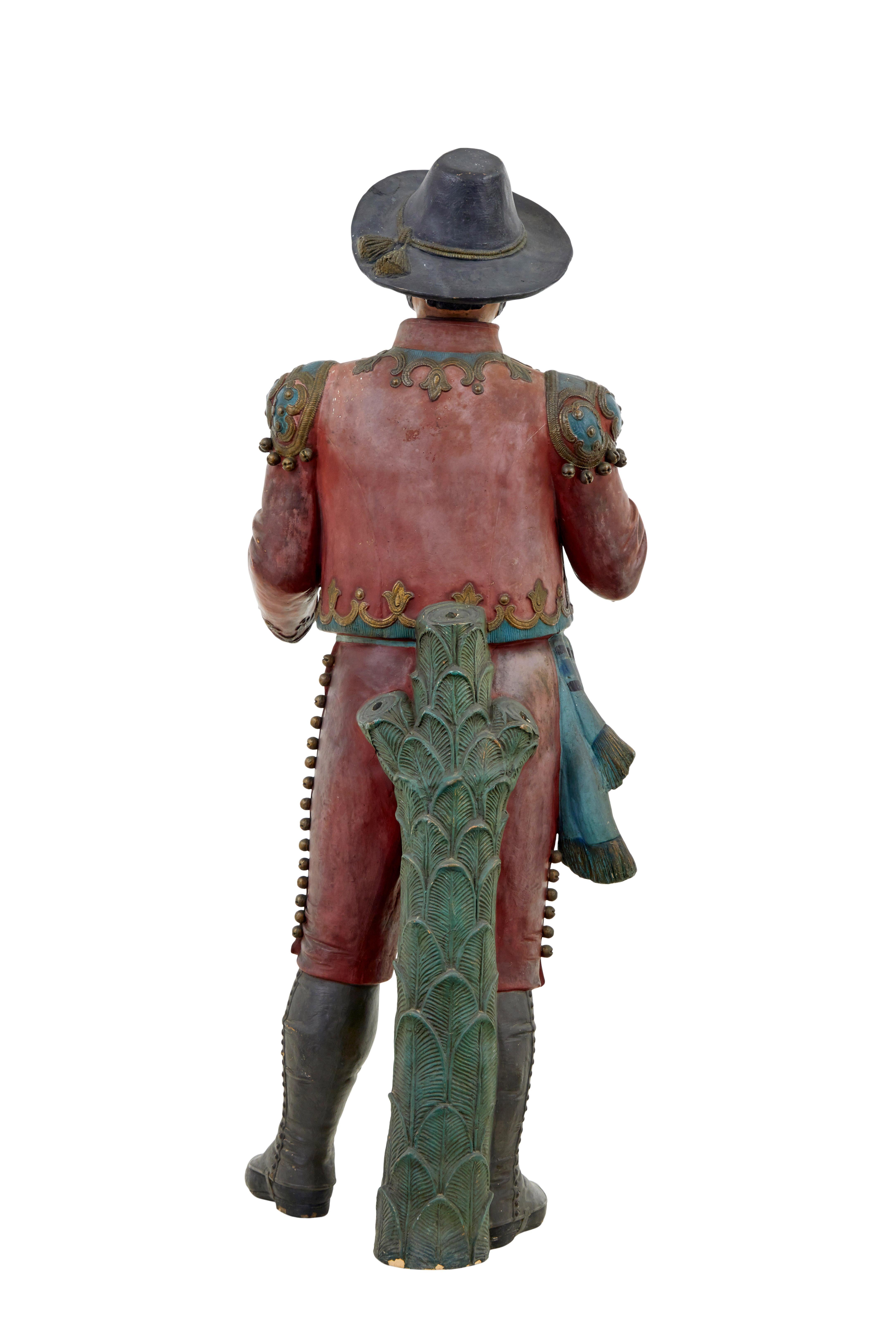 Coloniale spagnolo Fioriera in terracotta a figure spagnola dell'inizio del XX secolo in vendita