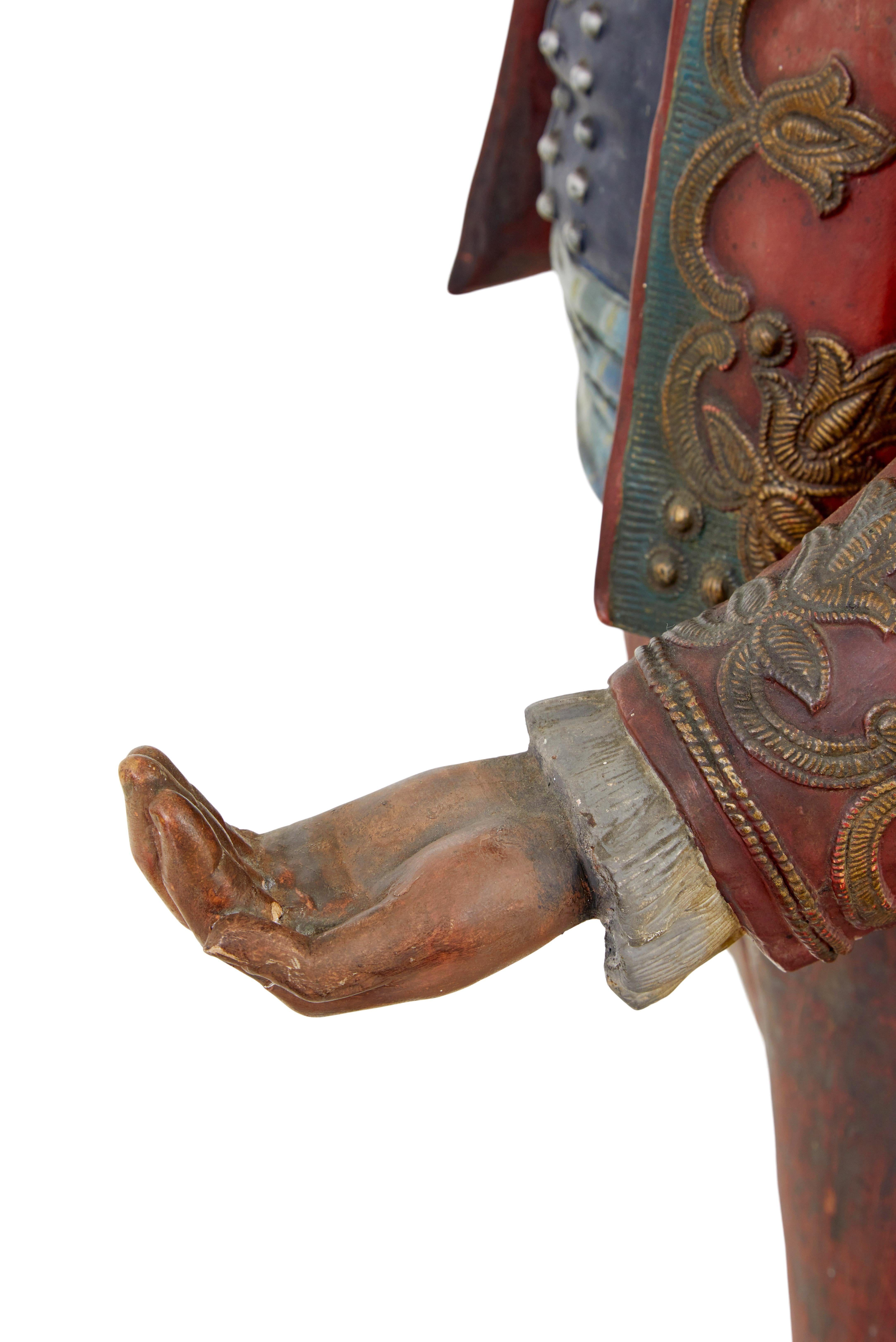 Fioriera in terracotta a figure spagnola dell'inizio del XX secolo in vendita 1