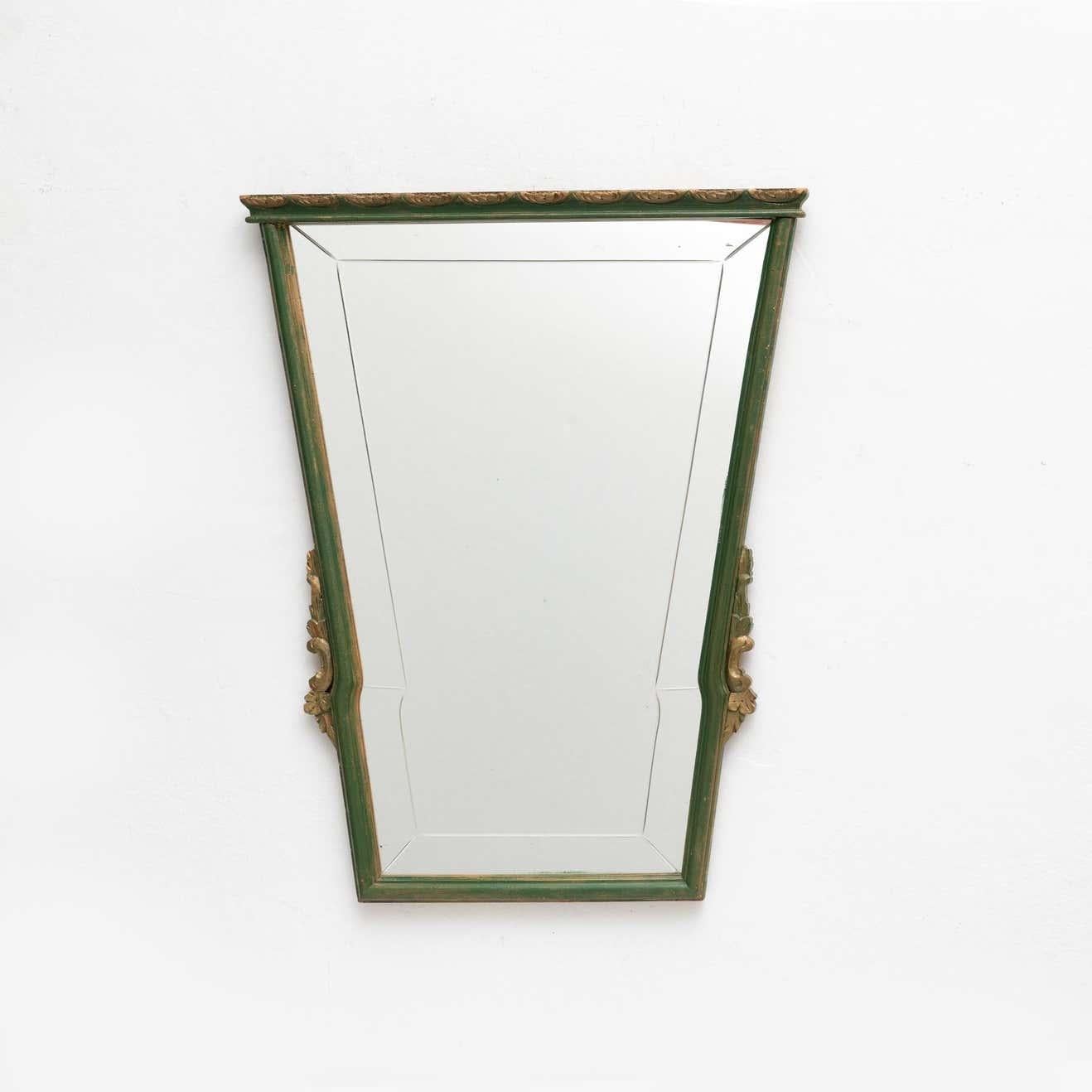 Early 20th Century Spanish Handcrafted Mirror For Sale 8