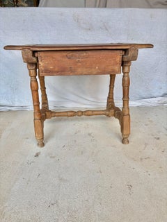 Early 20th Century Spanish Pine Side Table