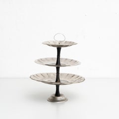 Early 20th Century Spanish Three Tier Dessert Stand