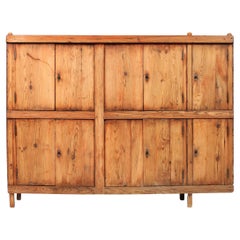 Early 20th Century Spanish Utilitarian Pine Cabinet