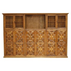 Antique Early 20th century Spanish walnut cupboard