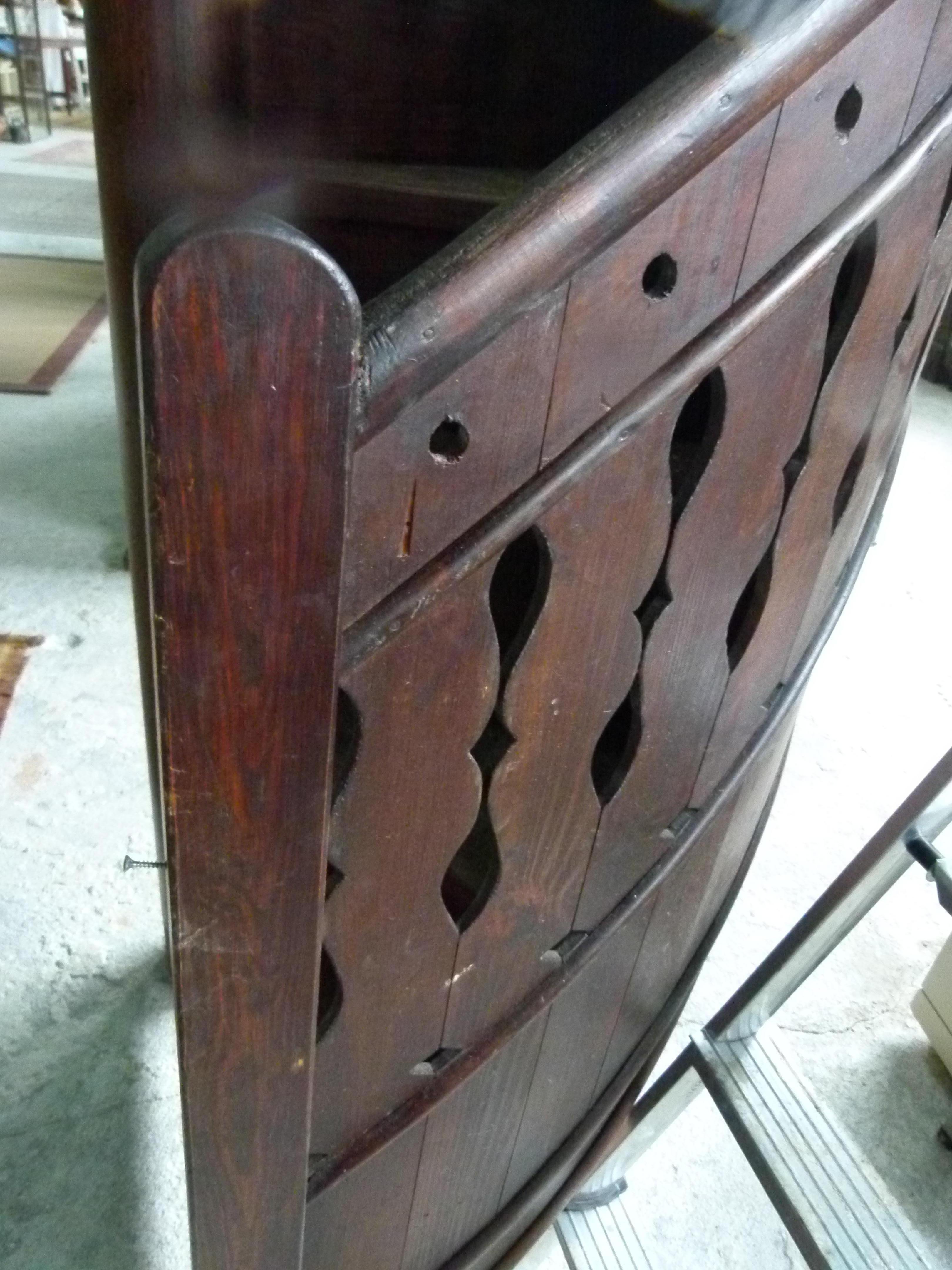 Spiral-Holzstaircase aus Spanien aus dem frühen 20. Jahrhundert im Angebot 2