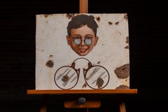 Early 20th Century SSP Optometry Trade Sign