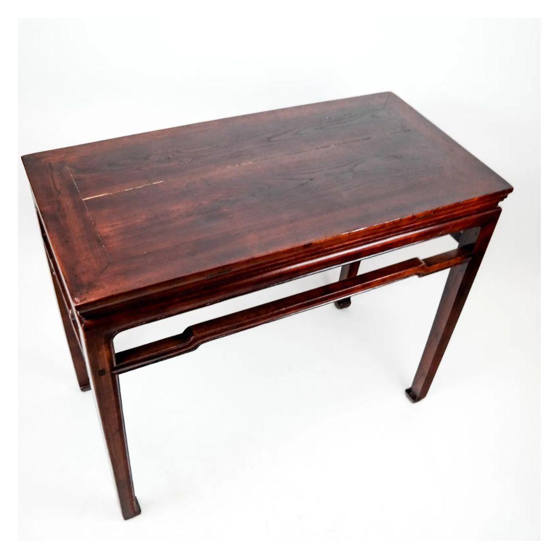 Early 20th Century Stained Pine Altar Table For Sale 1