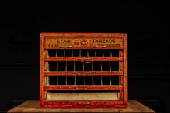 Early 20th Century Star Threads POS Display Case
