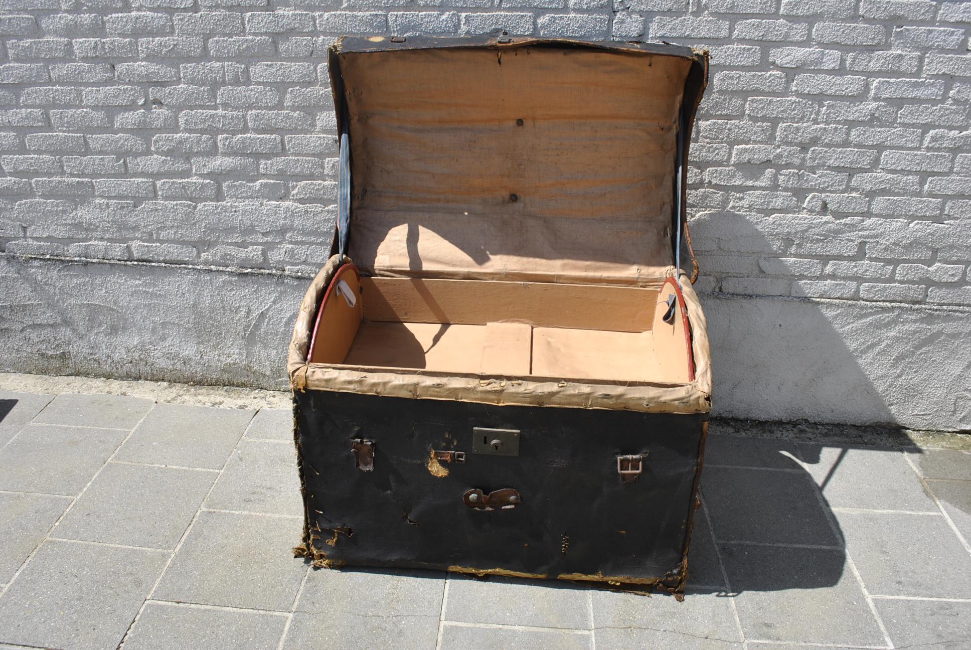 Early 20th Century Steamer Trunk 1