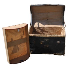 Antique Early 20th Century Steamer Trunk