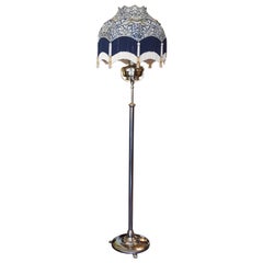 Early 20th Century Steel and Brass Standard Aladdin Oil Lamp