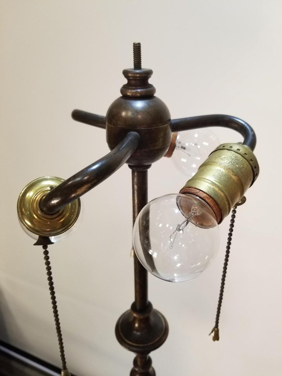 Early 20th Century Sterling Bronze Company Adjustable Floor Lamp For Sale 1