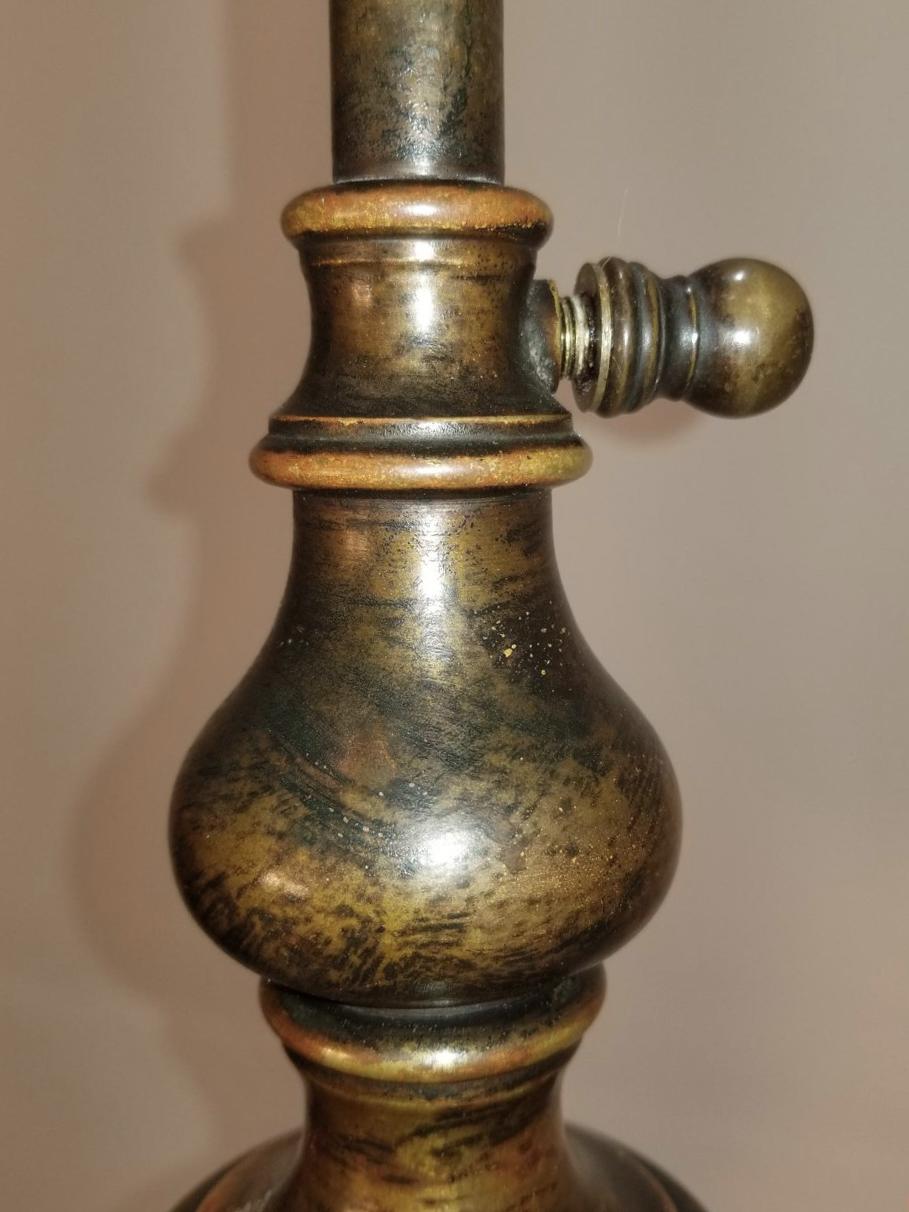 Early 20th Century Sterling Bronze Company Adjustable Floor Lamp For Sale 2
