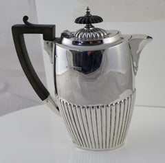 Early 20th Century Sterling Silver Chocolate Pot Sheffield, 1911