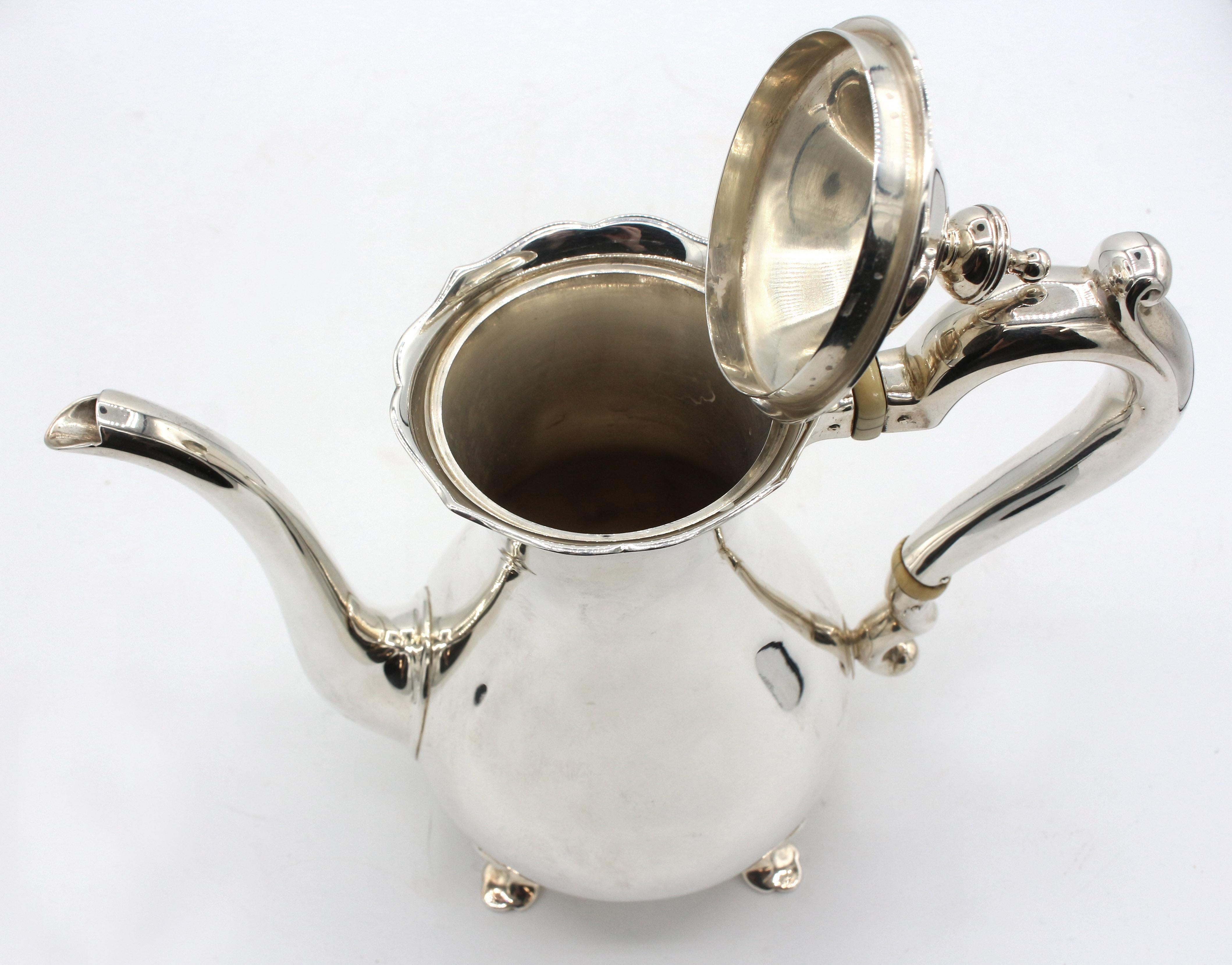 Early 20th Century Sterling Silver Demitasse Pot by Gorham 1