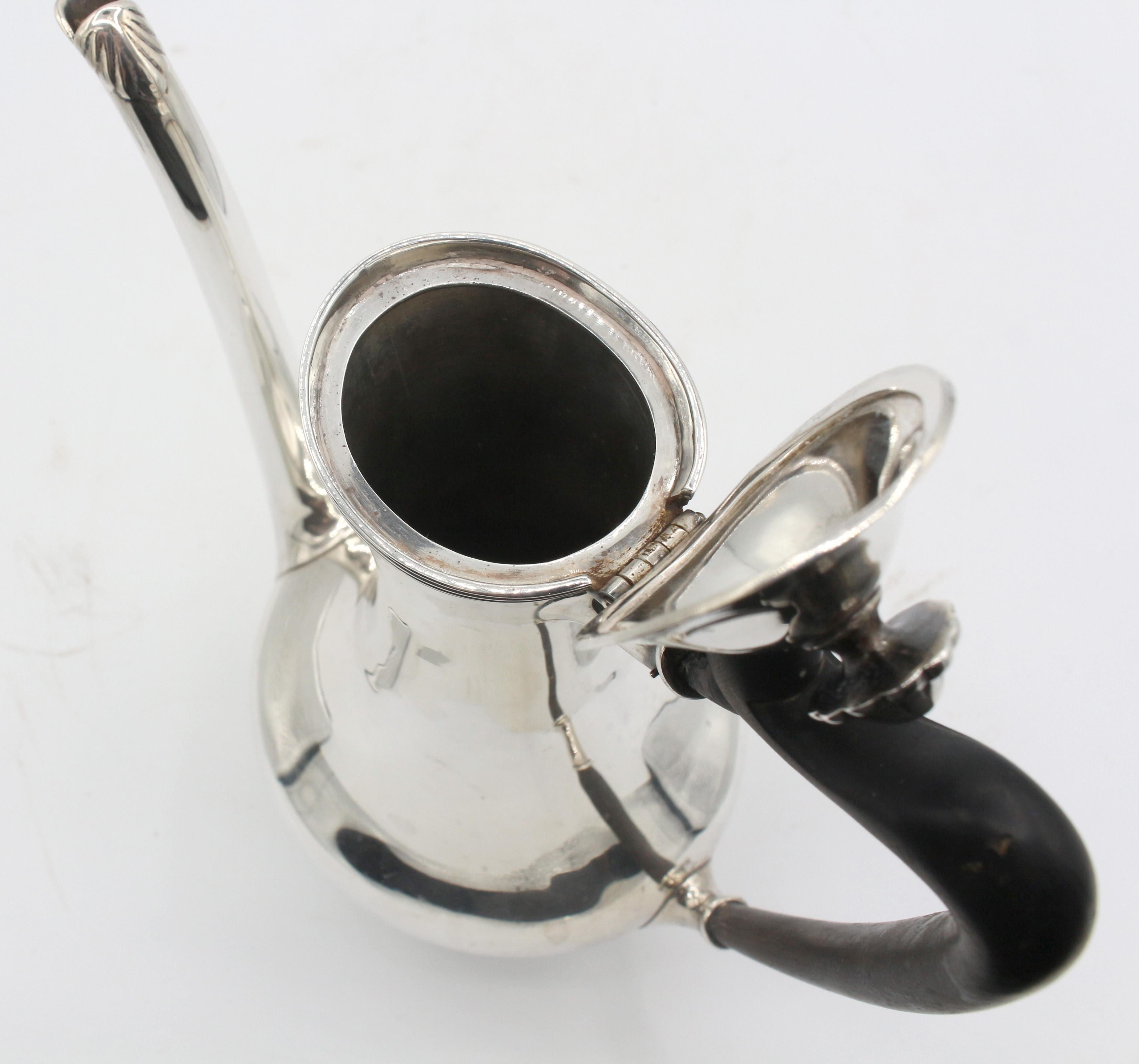Early 20th Century Sterling Silver Demitasse Pot by Towle 1
