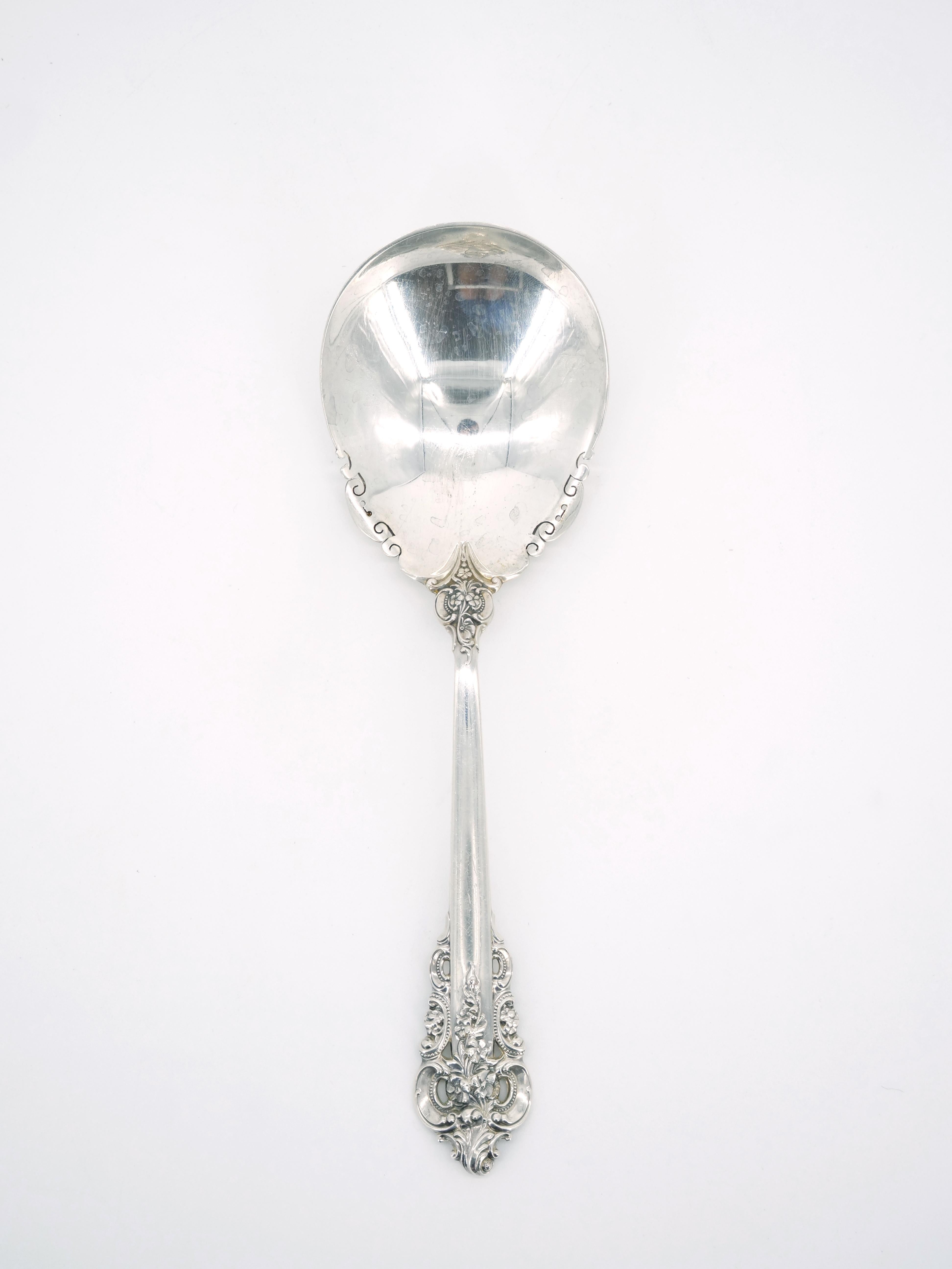Early 20th Century Sterling Silver Flatware Service For 24 People For Sale 11