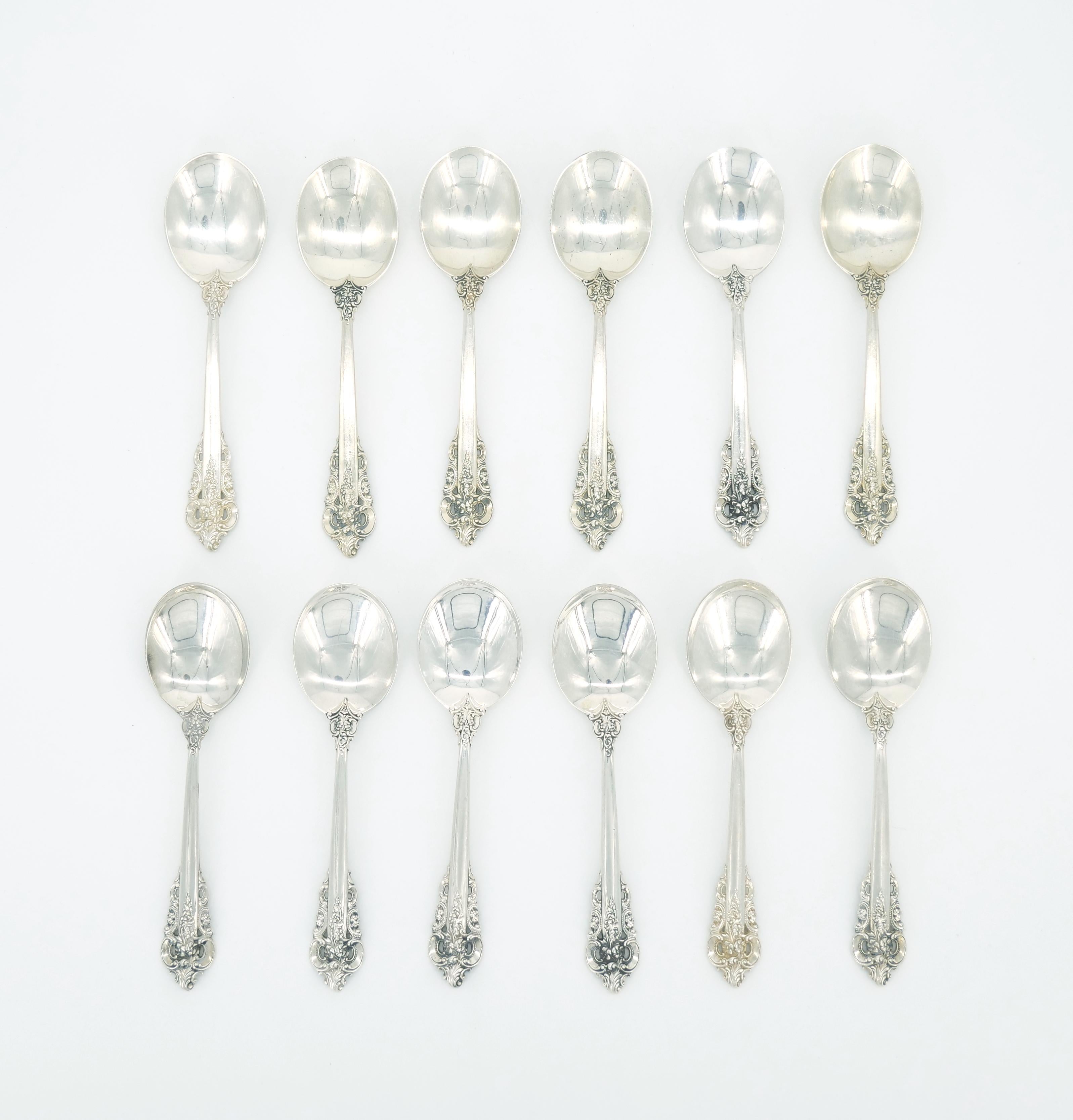 Early 20th Century Sterling Silver Flatware Service For 24 People In Good Condition For Sale In Tarry Town, NY