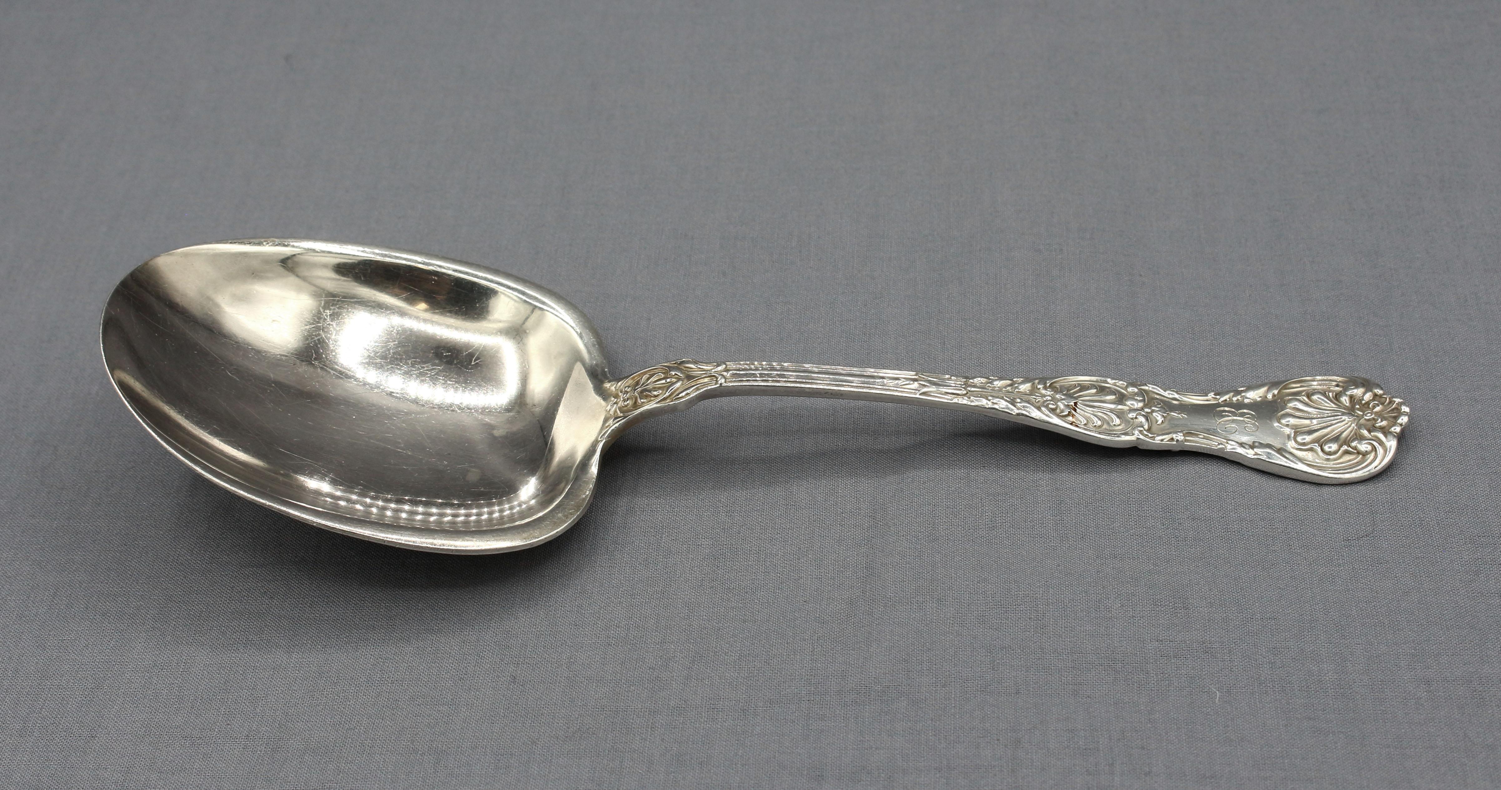 Georgian Early 20th Century Sterling Silver Gorham Berry Spoon For Sale