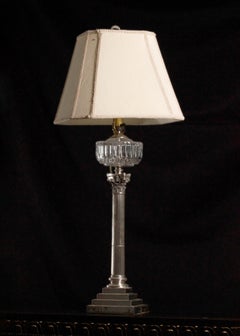 Early 20th Century Sterling Silver Table Lamp by Hamilton & Inches, Ltd.