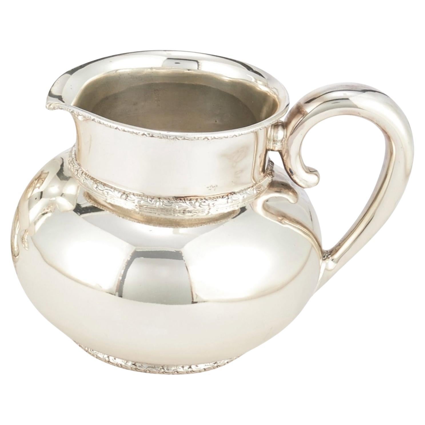 Early 20th Century Sterling Silver Tableware Serveware Pitcher For Sale