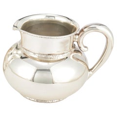 Used Early 20th Century Sterling Silver Tableware Serveware Pitcher