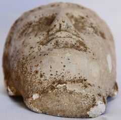 Stone Buddha Head Sculpture, 20th Century