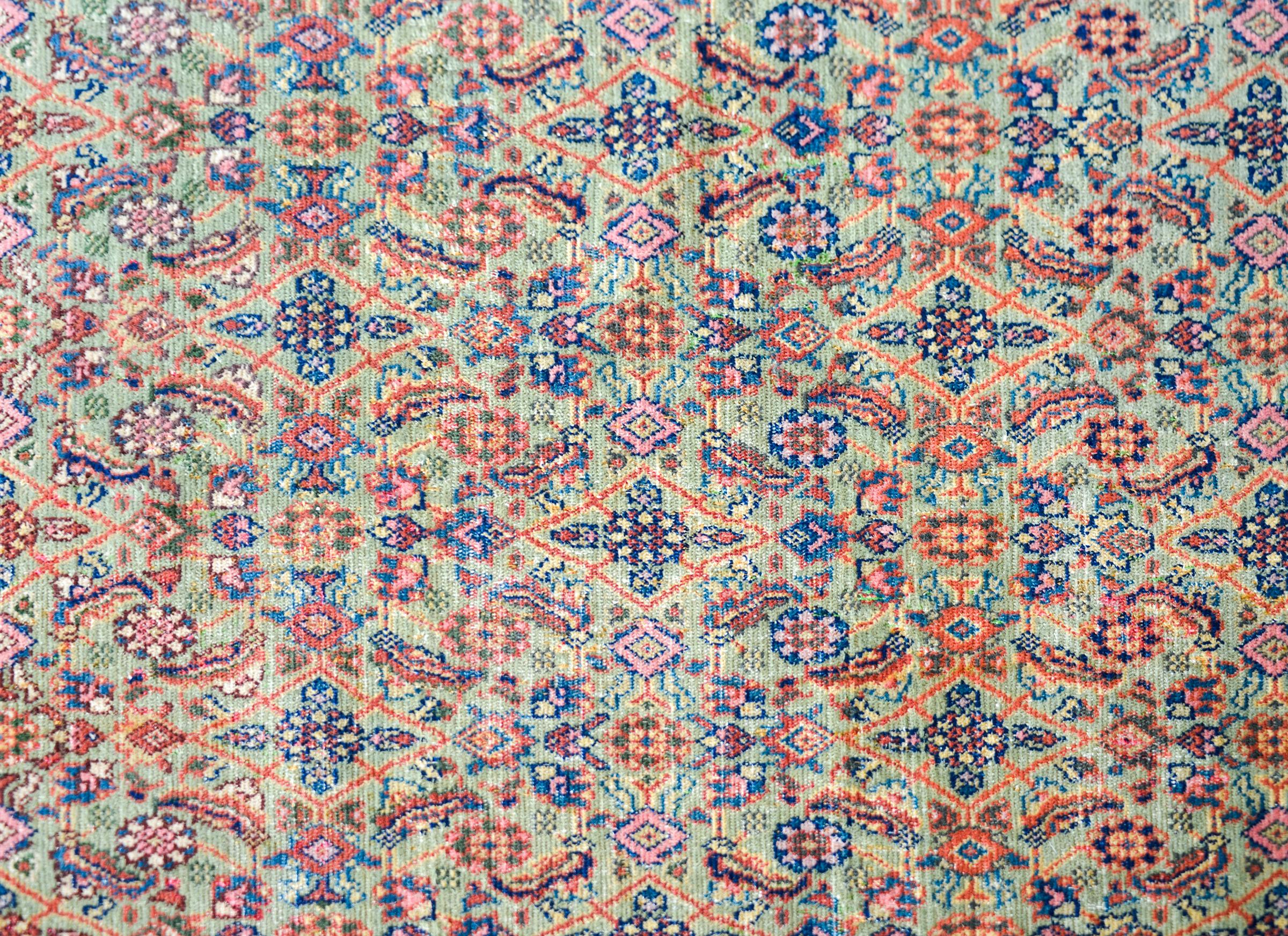Persian Early 20th Century Sultanabad Rug For Sale