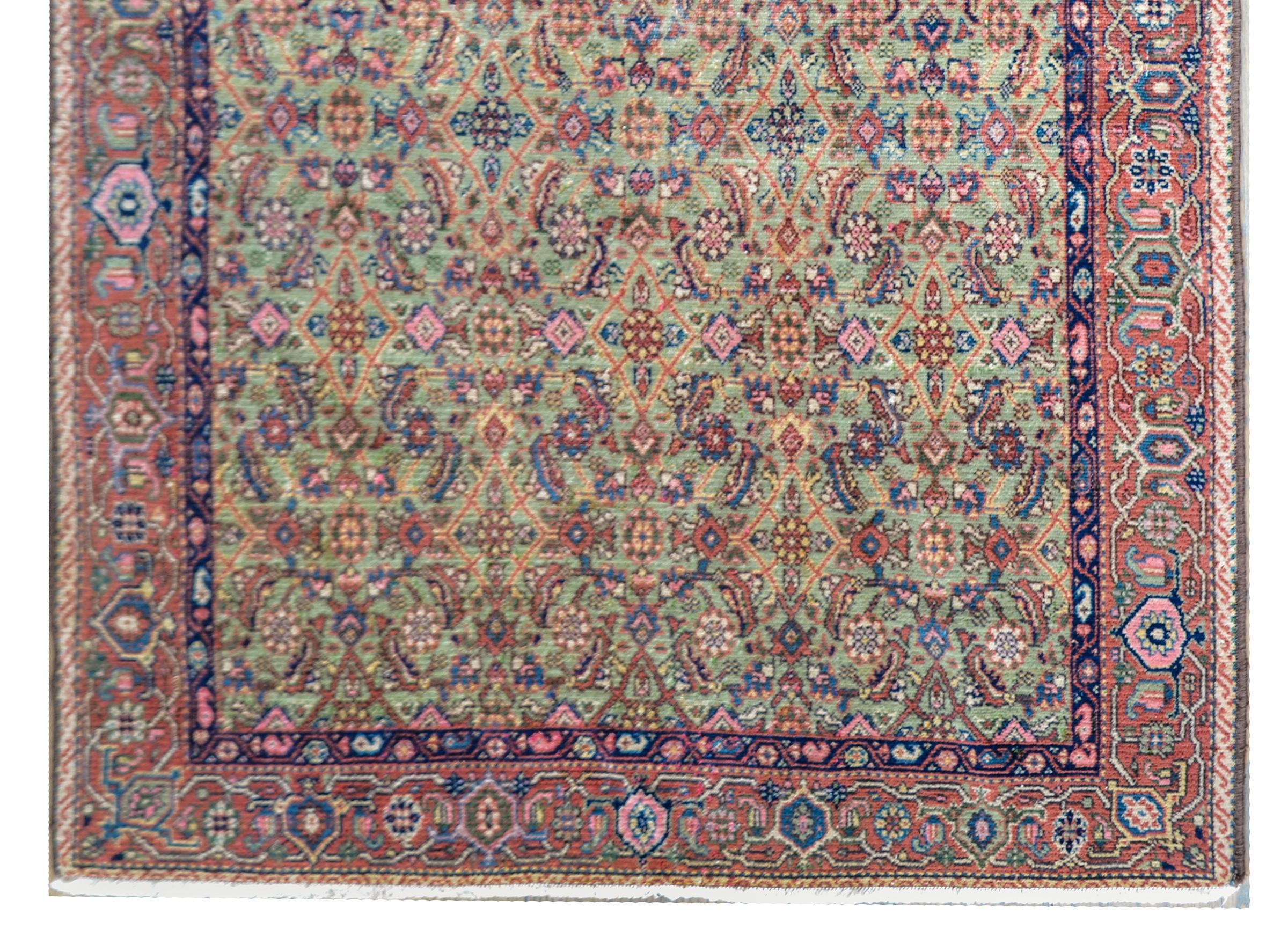 Hand-Knotted Early 20th Century Sultanabad Rug For Sale