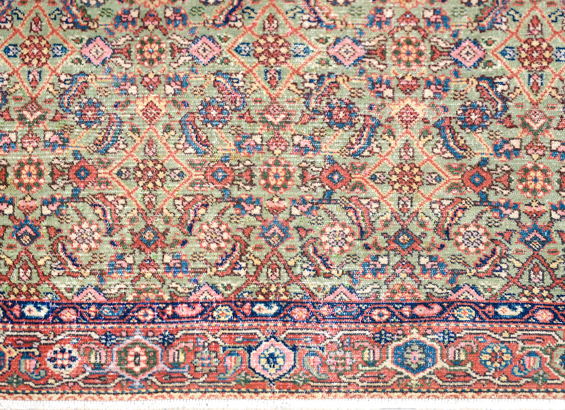 Sultanabad-Teppich des frühen 20. Jahrhunderts im Zustand „Gut“ im Angebot in Chicago, IL