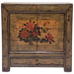 Early 20th Century Summer Blossom Painted Chest