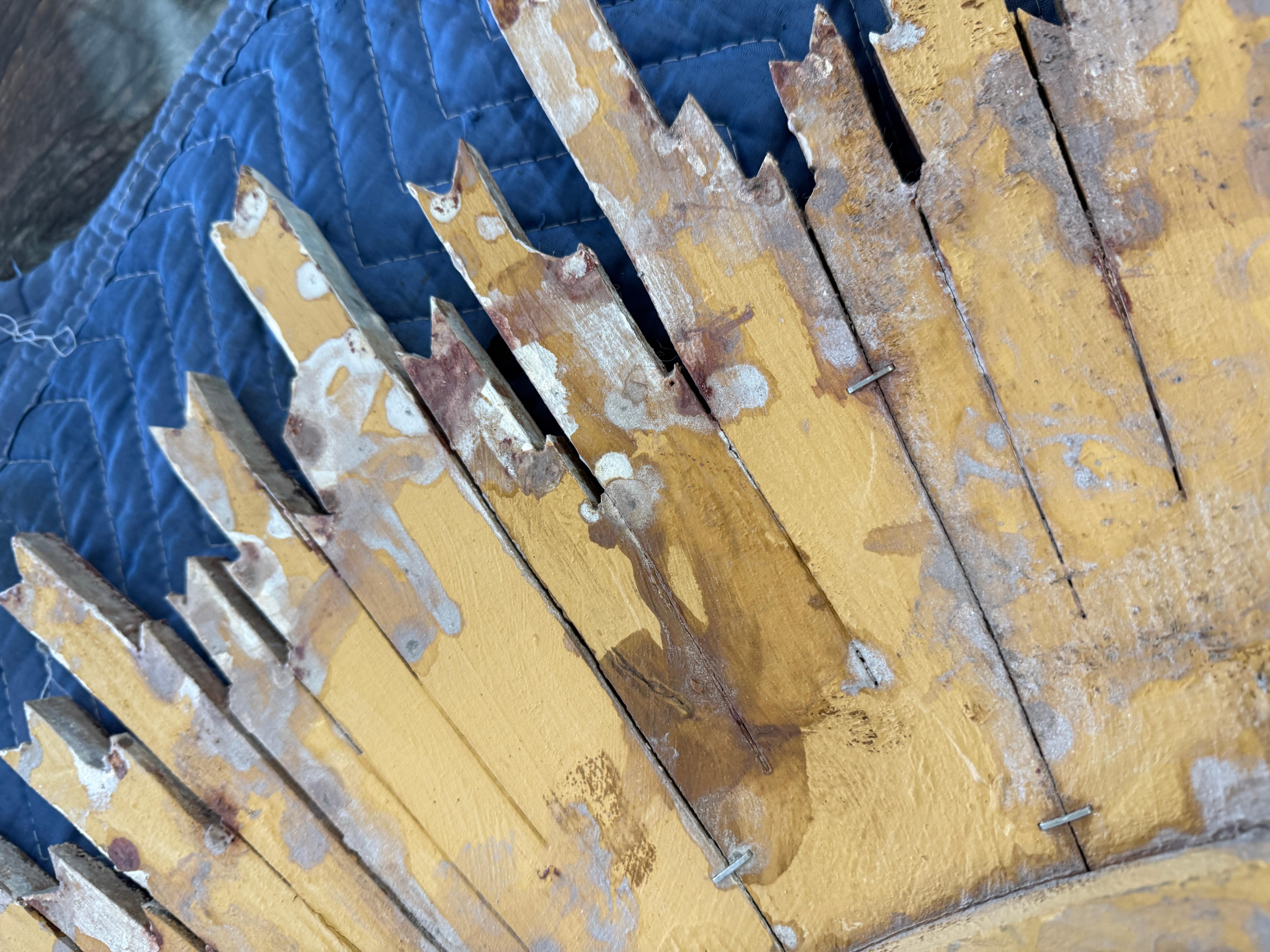 Frühes 20. Jahrhundert Sonne Strahl Giltwood Italienisch Spiegel im Angebot 16