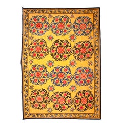 Early 20th Century Suzani from Samarkand, Uzbekistan, Central Asia