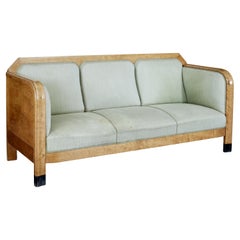 Antique Early 20th Century Swedish Birch Sofa