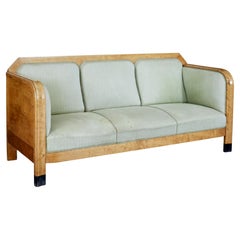 Antique Early 20th Century Swedish Birch Sofa