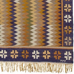 Early 20th Century Swedish Flat-Weave Rug by Märta Måås-Fjetterström