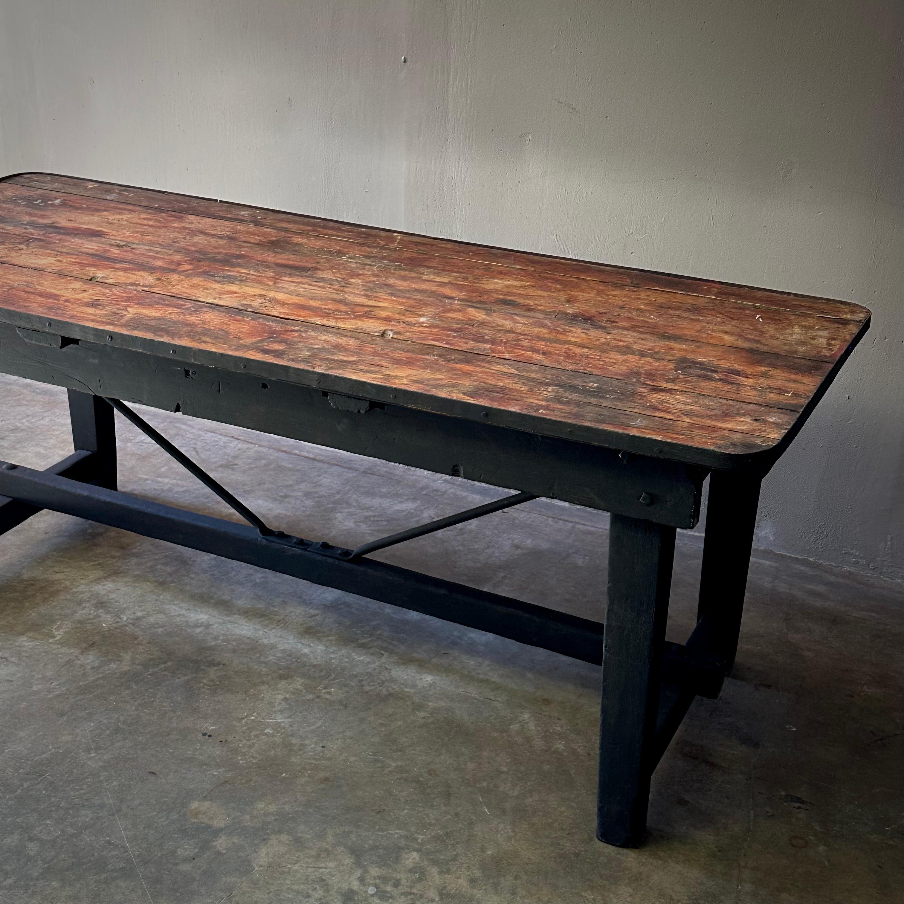 Early 20th Century Swedish Industrial Table 3