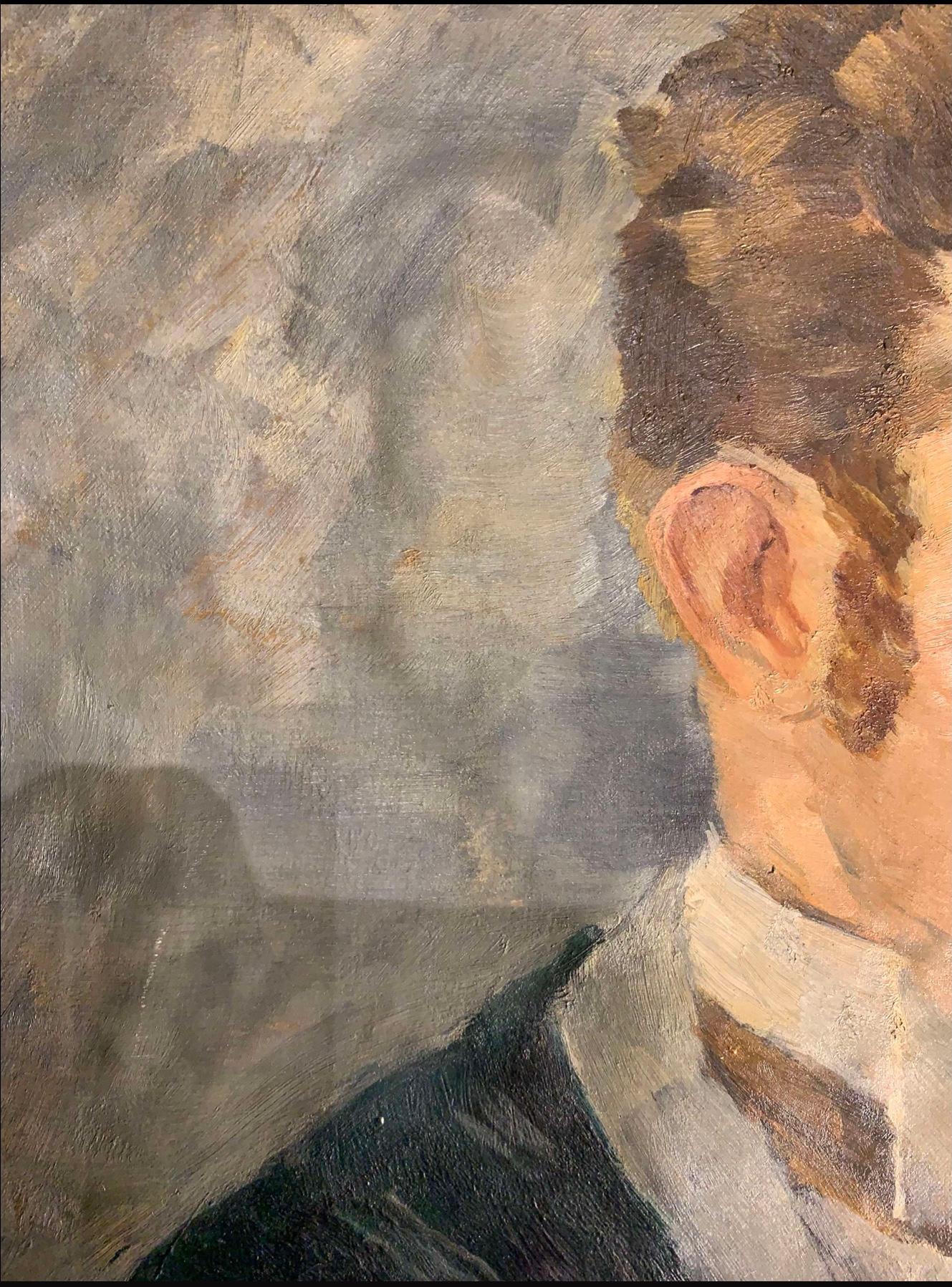 Huile sur toile suédoise du début du 20e siècle par Albert Hoffsten (1887-1927) Bon état - En vente à London, GB