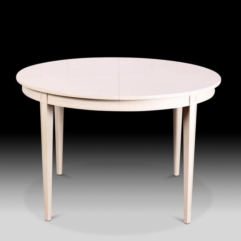 Early 20th Century Swedish Painted Round Dining Table at 1stDibs painted round kitchen table