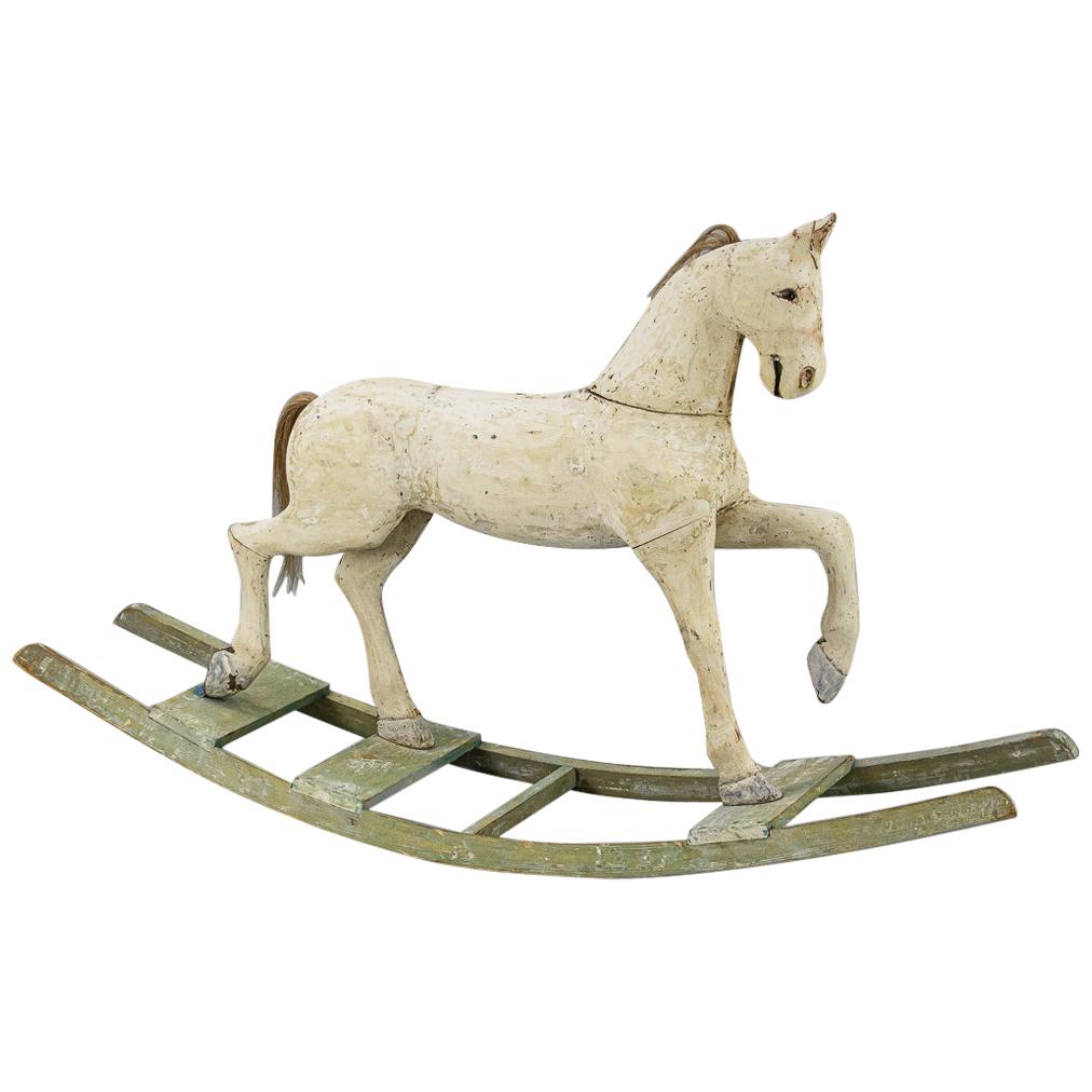 Early 20th Century Swedish Rocking Horse