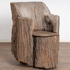 Early 20th Century Swedish Rustic Log Chair