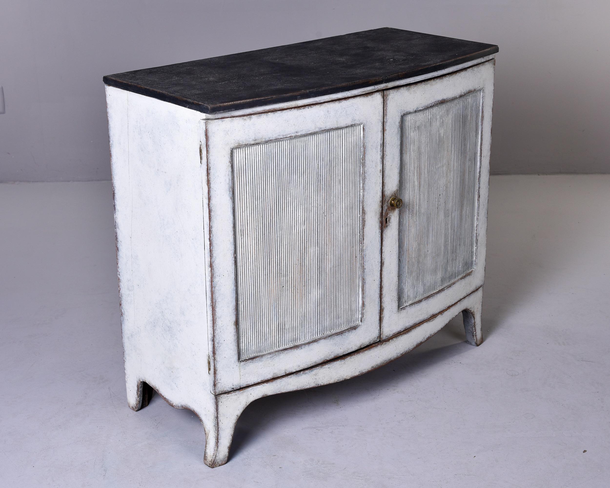 Early 20th Century Swedish Style Painted Two Door Chest 2