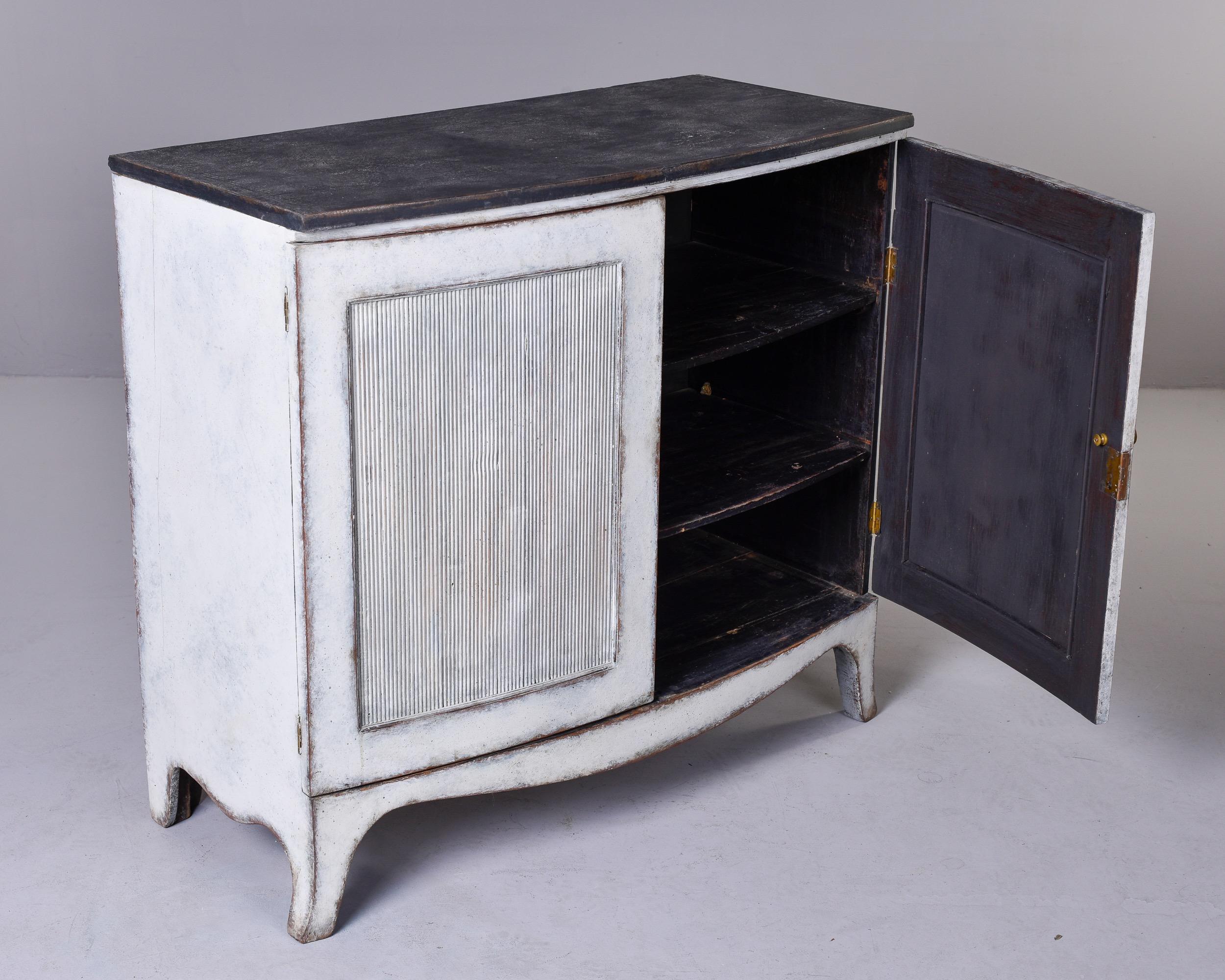 Early 20th Century Swedish Style Painted Two Door Chest 3