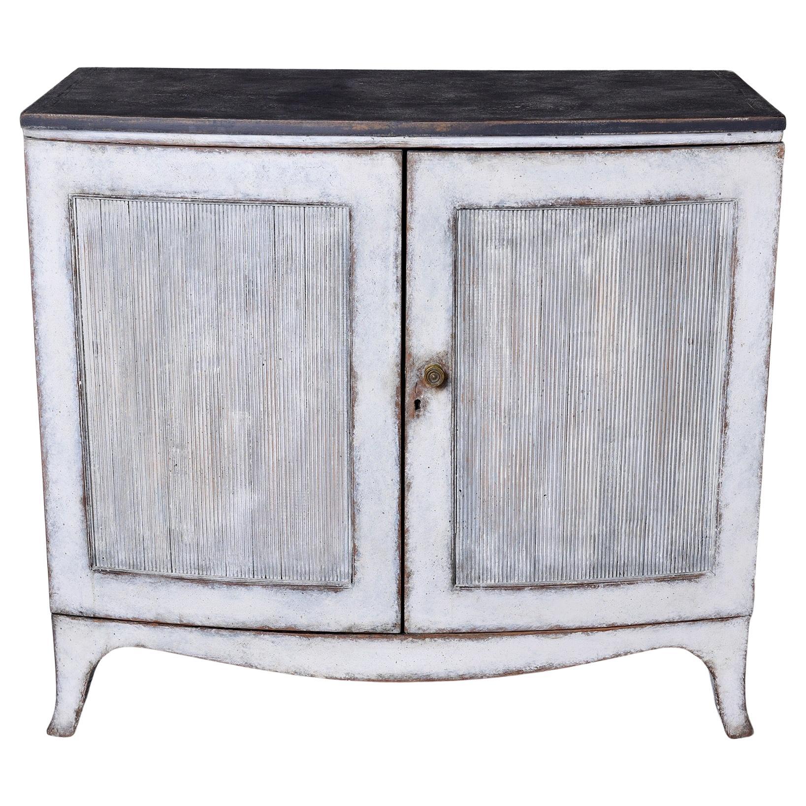 Early 20th Century Swedish Style Painted Two Door Chest