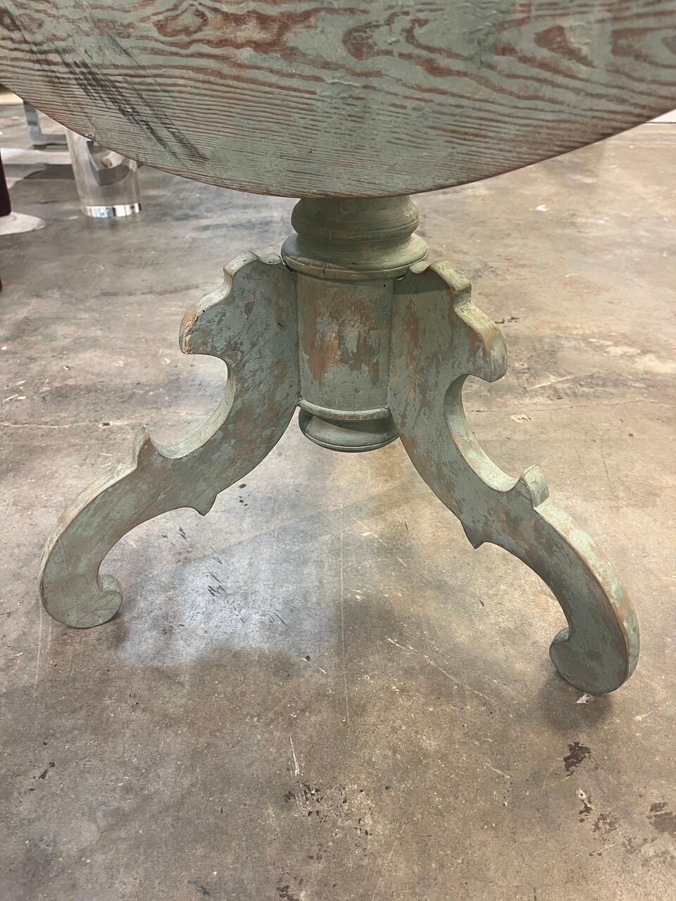 Early 20th Century Swedish Tilt Top Table For Sale 1