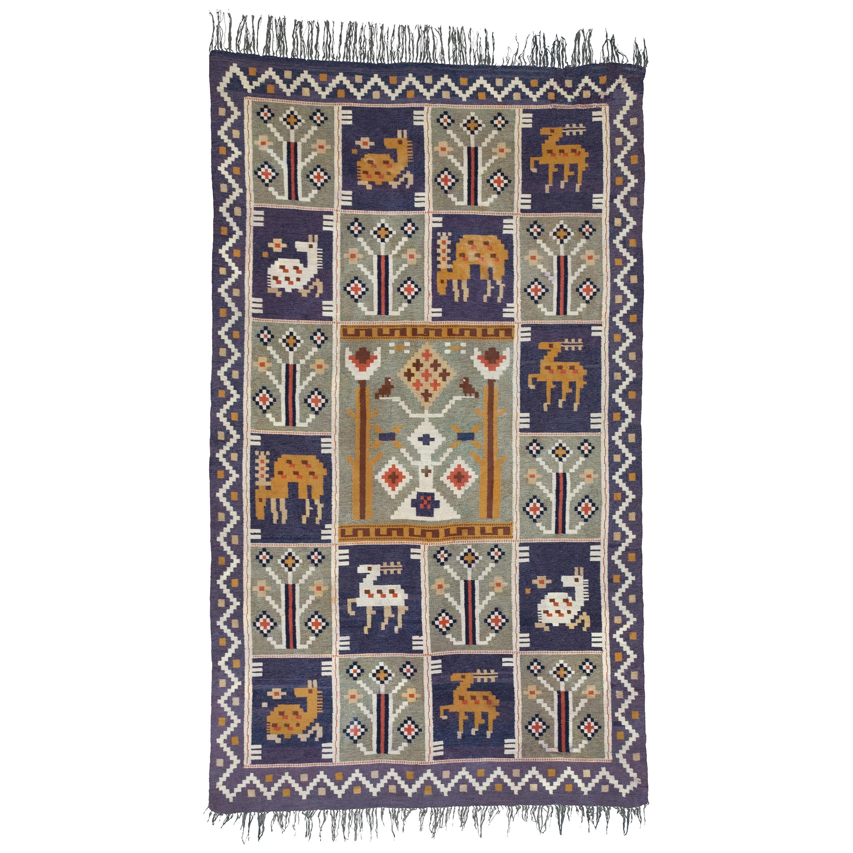 Early 20th Century Swedish Wall Hanging For Sale