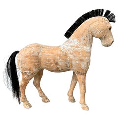 Early 20th Century Swedish Wooden Horse
