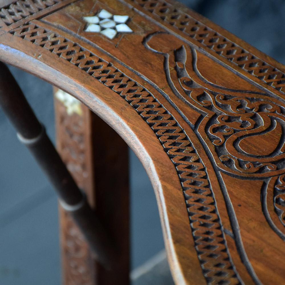 Early 20th Century Syrian Folding Side Table 5