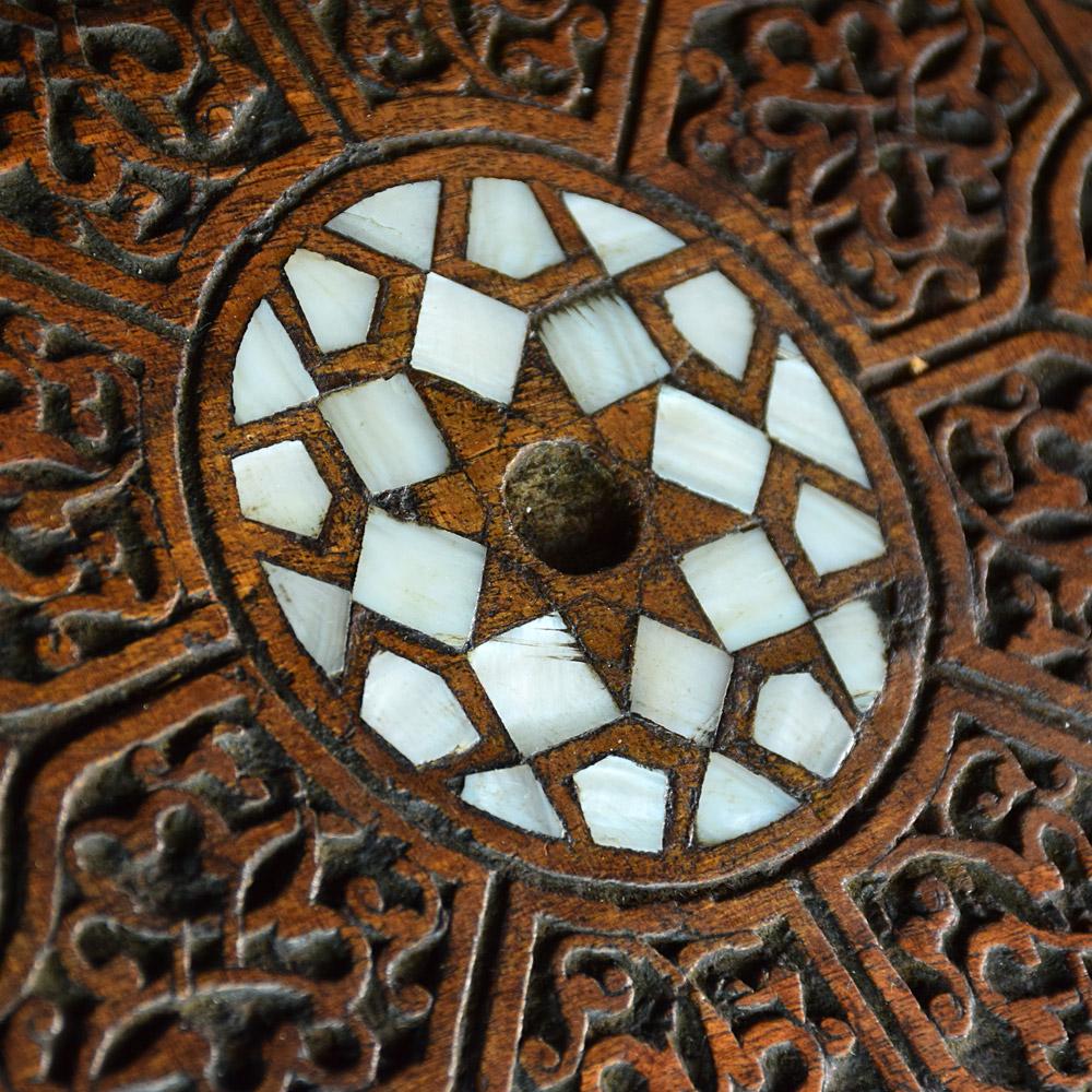 Early 20th Century Syrian Folding Side Table 1
