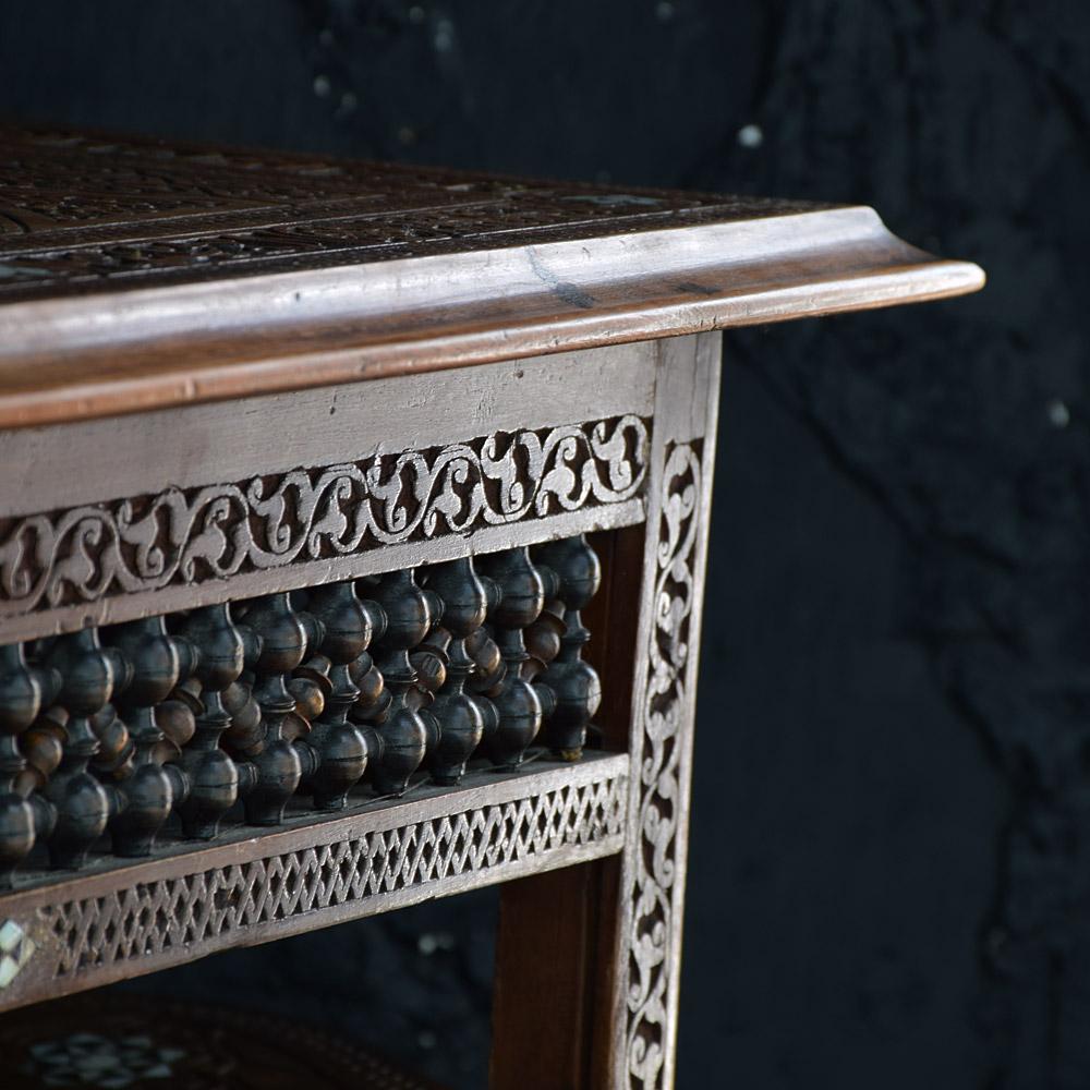 Early 20th Century Syrian Folding Side Table 3